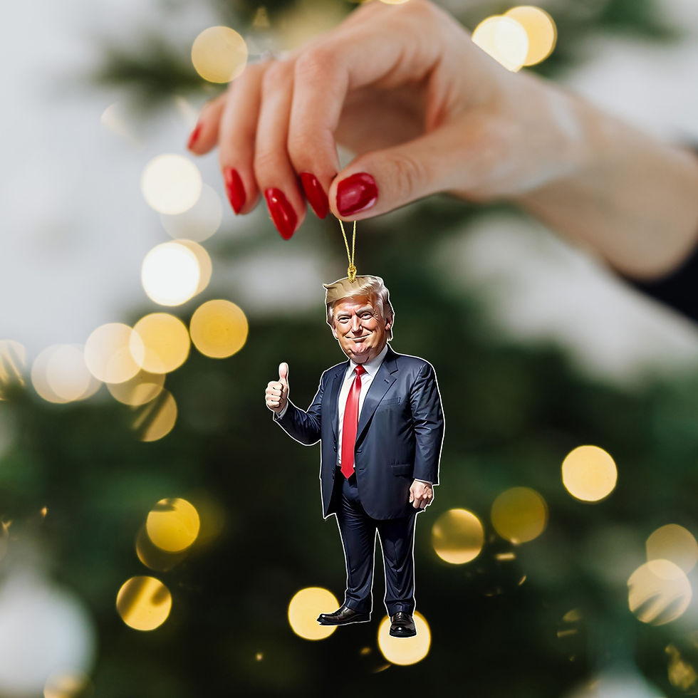 Thumbnail: Acrylic Trump Car Hanging Ornament Trump Presidential Pendant Trump Hanging Char