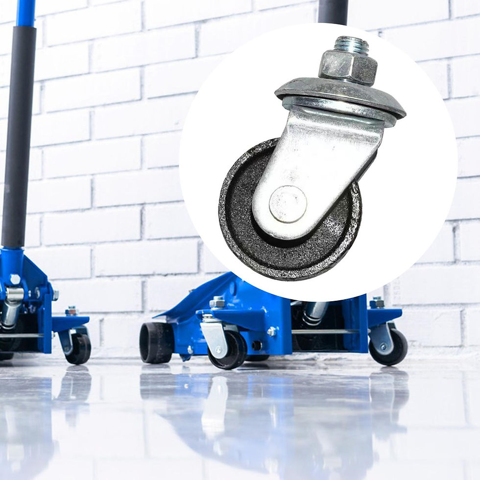 Thumbnail: Generic Floor Jack Caster Wheels Metal Car Supplies Horizontal Jack Casters