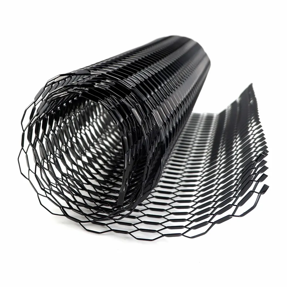 Thumbnail: 100cmx33cm Aluminum Grille Mesh Grill Cover Car Bumper Fender Hood Vent Net Grid