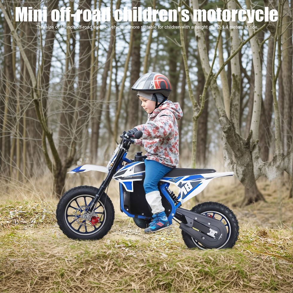 Thumbnail: Nuoxin 36V Electric Dirt Bike, 350W Ride on Motorcycle with Twist Grip Thro..