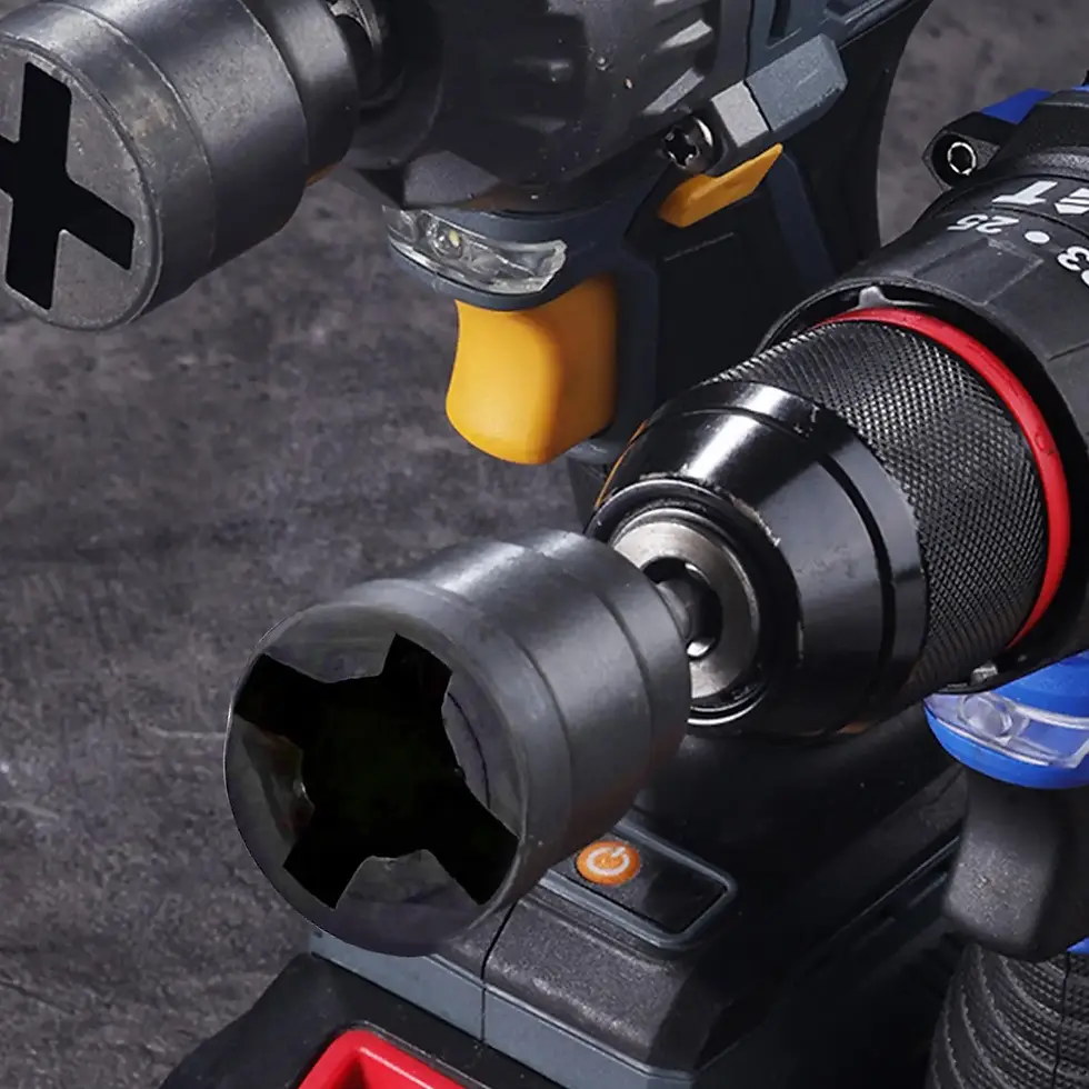 Thumbnail: Heavy Duty Scissor Jack Drill Adapter For Impact Wrench Quick Change Car RV Auto