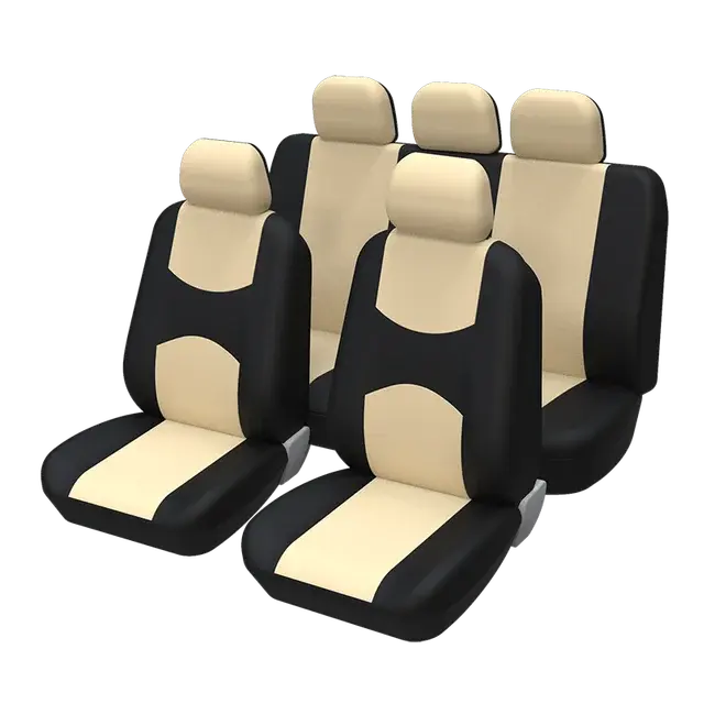 Thumbnail: Car Seat Covers Front and Rear Split Bench Protection Seat Cushion Universal Bre