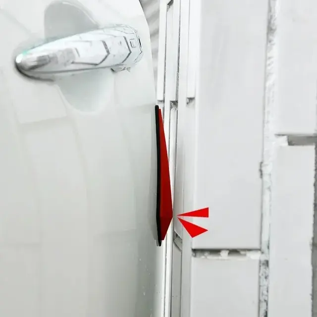 Thumbnail: NEW 4pcs Car Antis-scratch Door Protective Sticker Body Bumper Anti-collision Pr