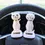 Thumbnail: 1/2Pcs Car Solar Swing Cat Ornaments Shaking Head Doll Creative Cartoon Shape Gi