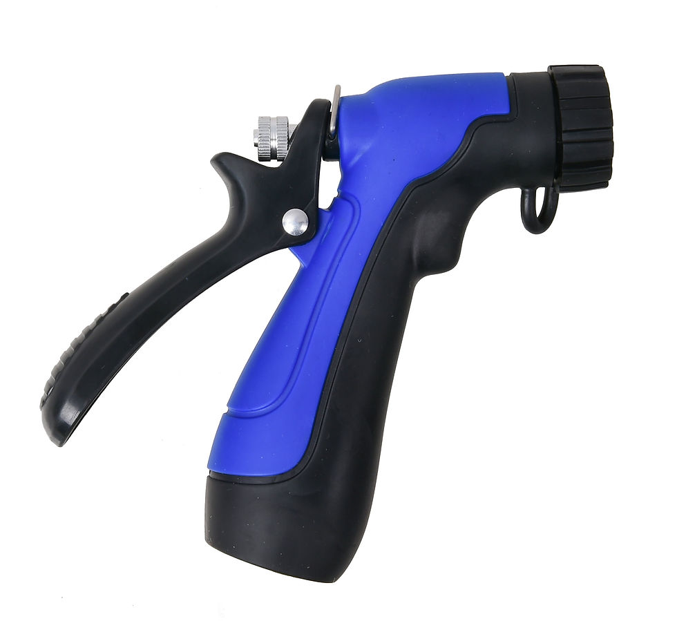Thumbnail: Auto Drive Plastic Car Wash Water Hose Nozzle Rear Trigger Universal Connec..
