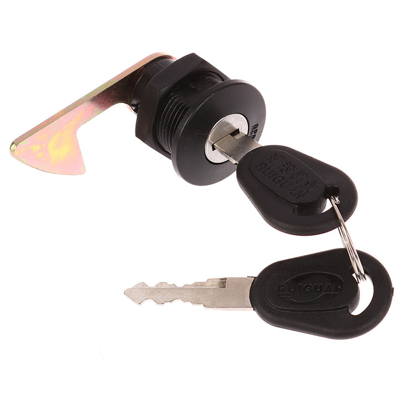 Thumbnail: 1Set (1 Lock+2 Keys+4 Metal hook) Electric Car Scooter Tail Box Lock Trunk Lock