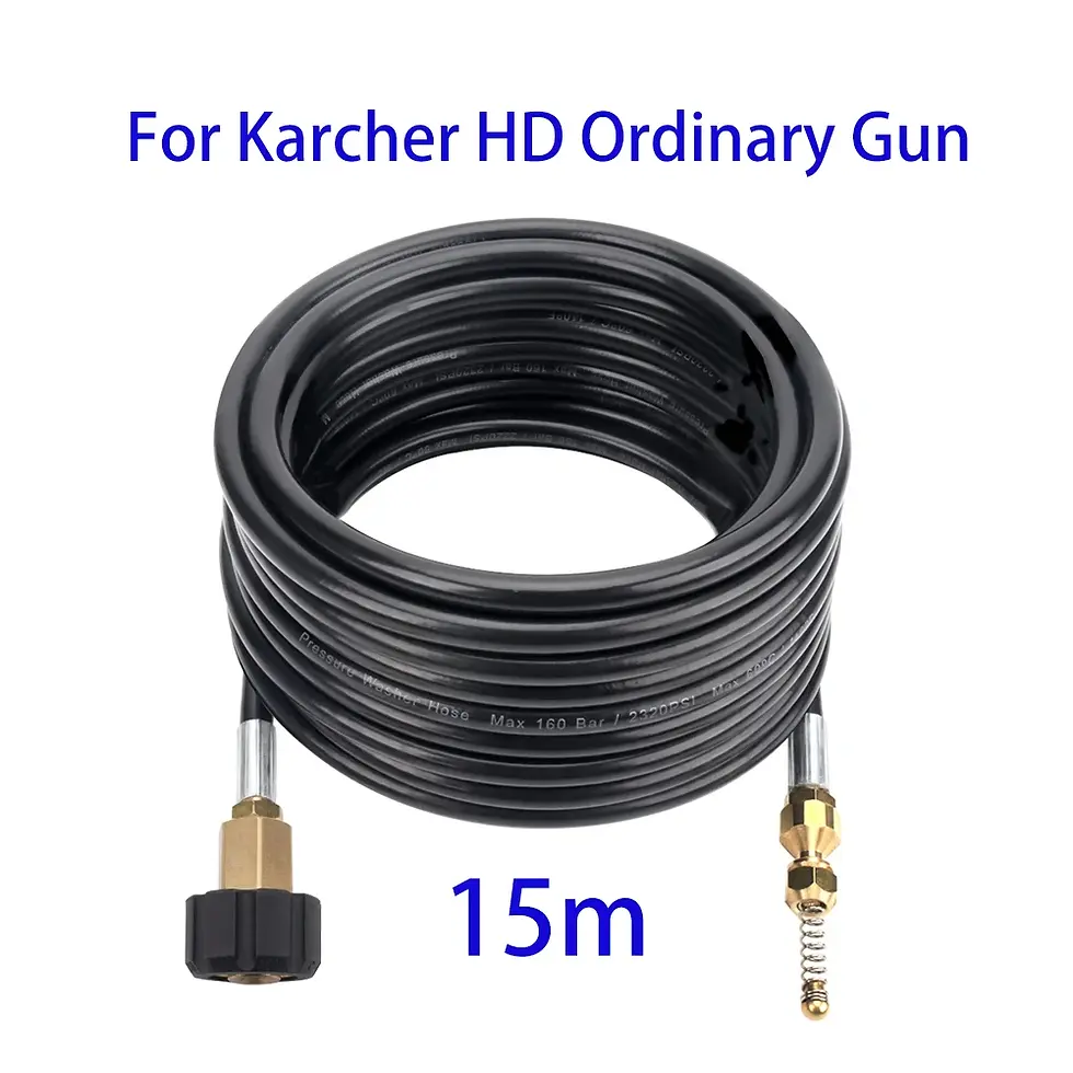 Thumbnail: High Pressure Washer Sewer Drain Water Cleaning Hose Pipe Line Cleaner Sewage