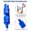 Thumbnail: 1Pcs Valve Core Remover Tool for Presta, Schrader, Valve Extender Tire Repair, W