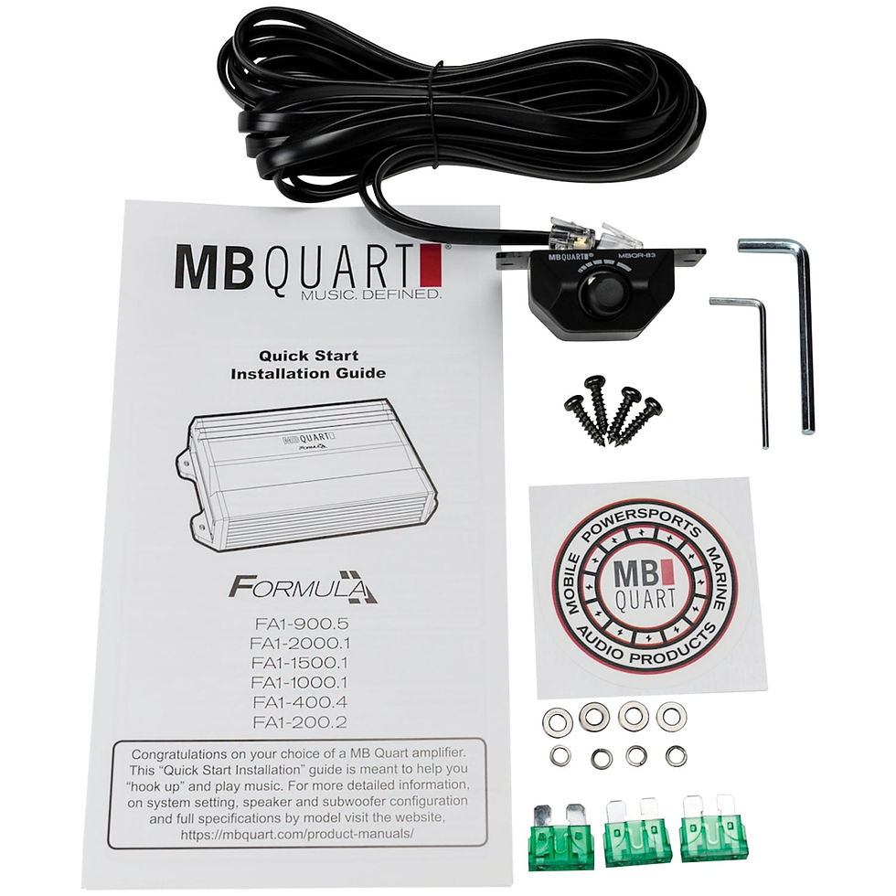 Thumbnail: MB Quart FA1-2000.1 Formula 2000 Watt Amplifier