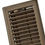 Thumbnail: Imperial 4-inch x 12-inch Chocolate Steel Painted Louvered, Floor Register,..
