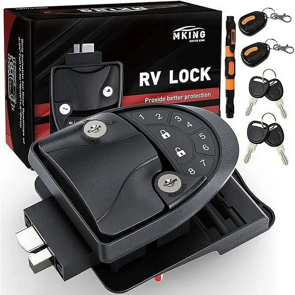 Thumbnail: MKING RV Keyless Entry Door Lock, Zinc Alloy for Travel Trailer Camper