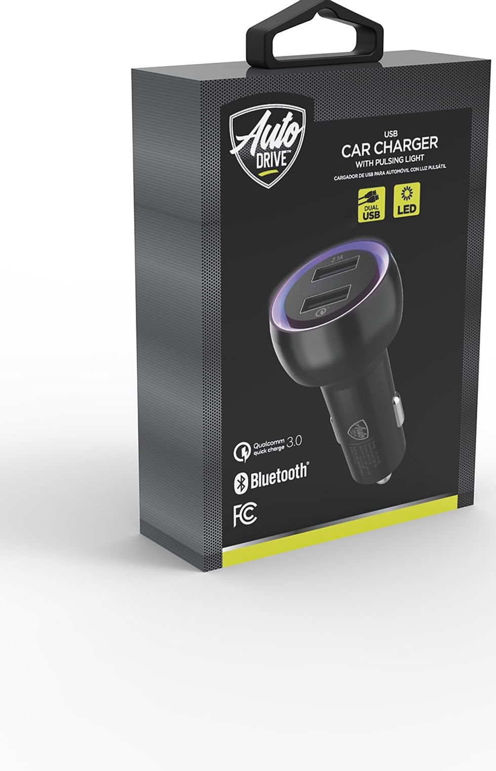 Thumbnail: Auto Drive Car Charger with APP Control, Dual Charging Ports, Parking Locat..