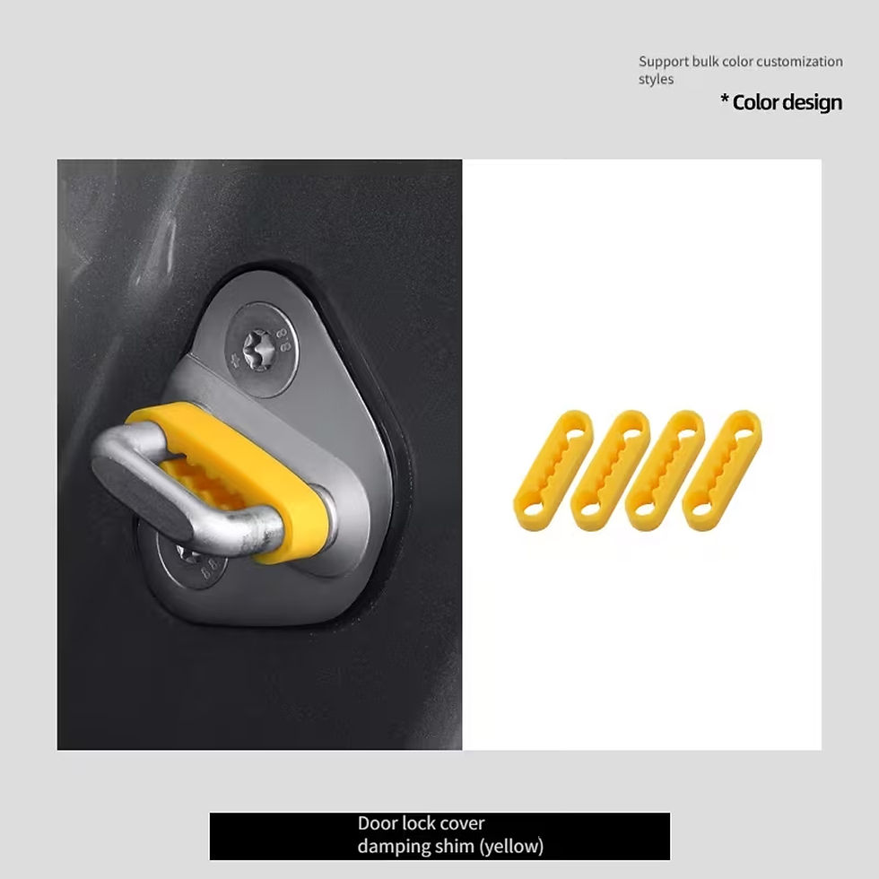 Thumbnail: 4/8Pcs Car Door Shock Absorber Universal Car Door Buckle Soundproof Deadener Dam