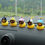 Thumbnail: Cute Car Yellow Duck with Helmet Propeller Broken Wind Small Helmet Duck Bike Mo