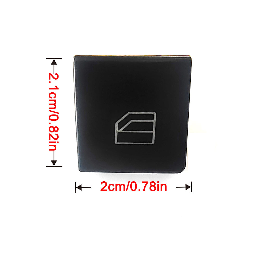 Thumbnail: 4Pcs Car Power Window Switch Button Cover For Mercedes-Benz W204 C-Class W212 W2