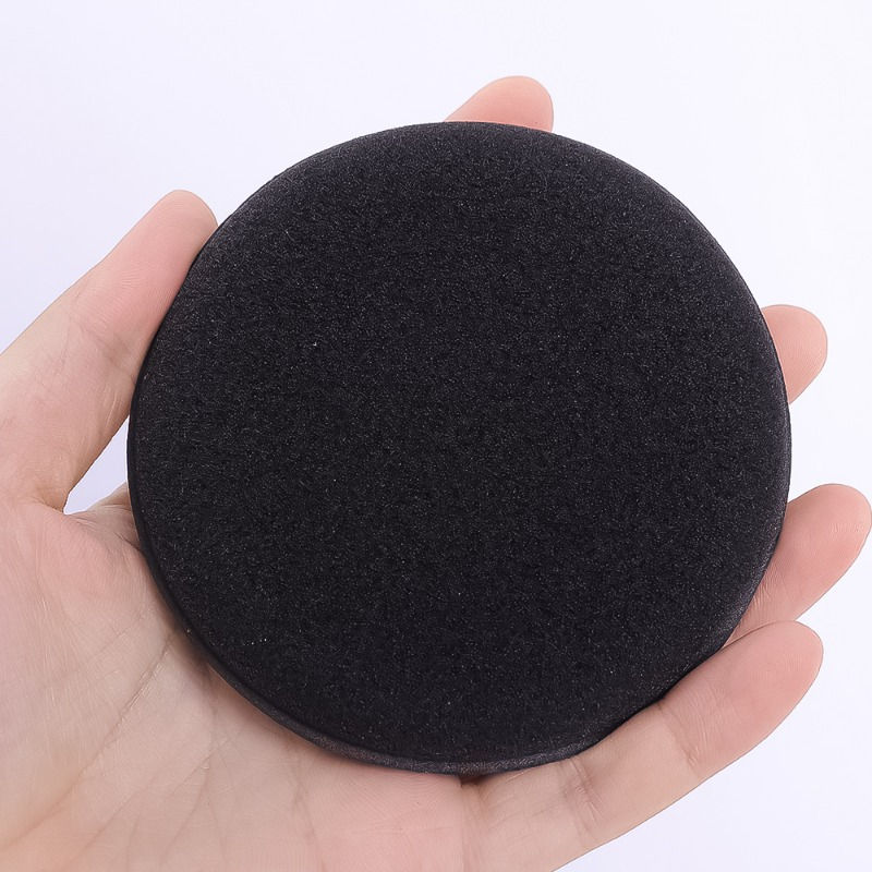 Thumbnail: Car Round Waxing Polish Sponges Interior Leather Seats Cleaning Tools Wax Applic
