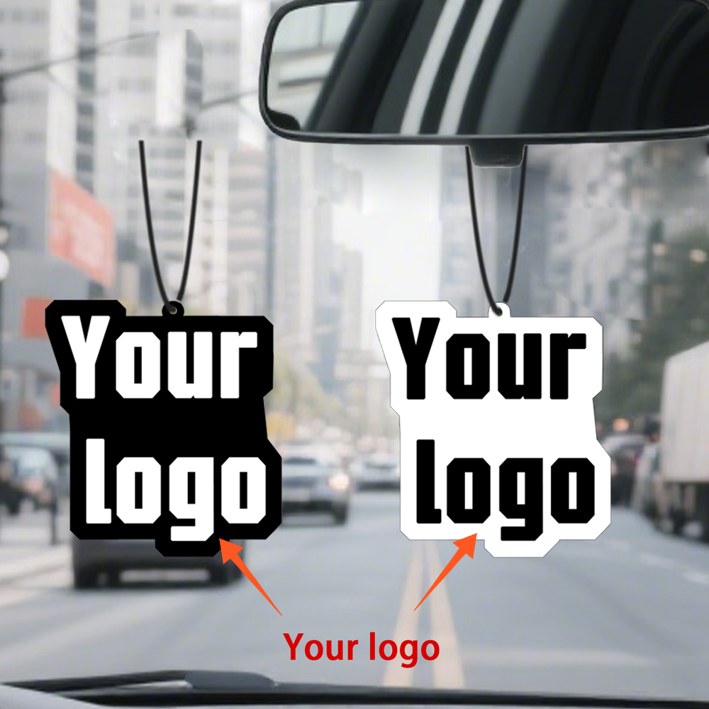 20pcs customized photos, logo car air freshener, fragrance lasting for 20 days,