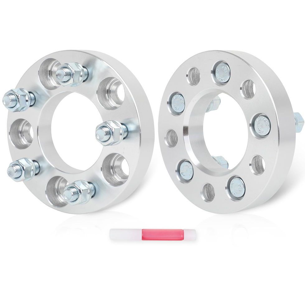 Thumbnail: ECCPP 2PCS 5x4.5 to 5x110 Wheel Adapters Lug Centric 1" 5 Lug 12x1.5 74mm h..
