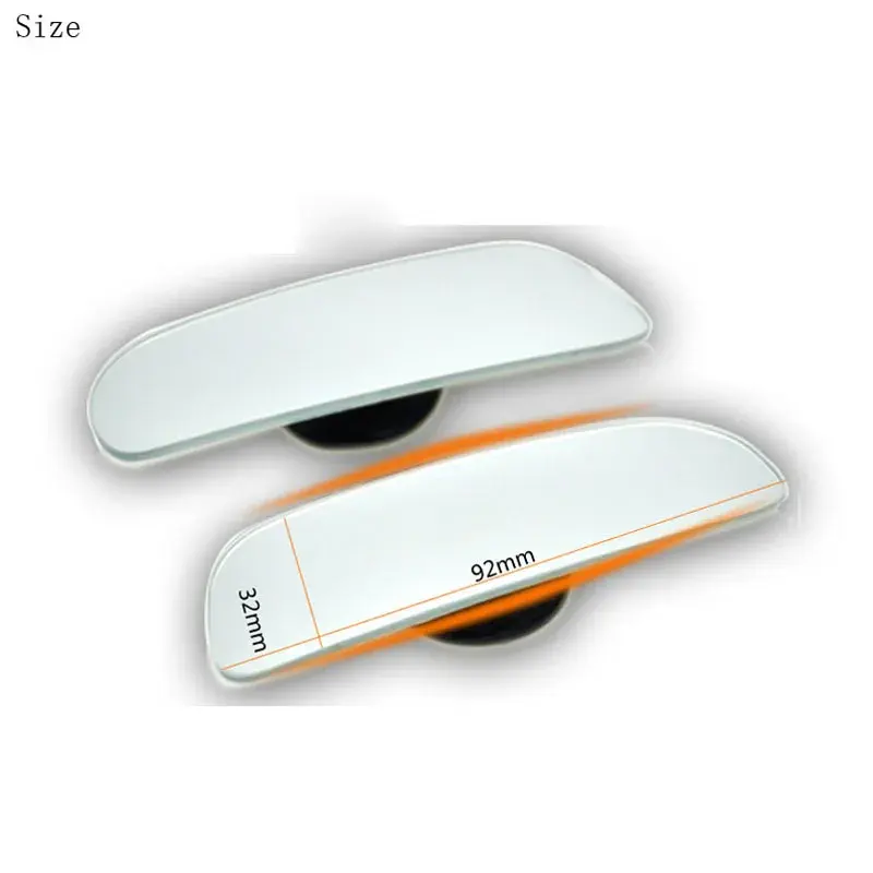 Thumbnail: CHIZIYO 1 Pair Car Wide Angle Rear View Mirror 360 Degree Rotation Auto  Blind