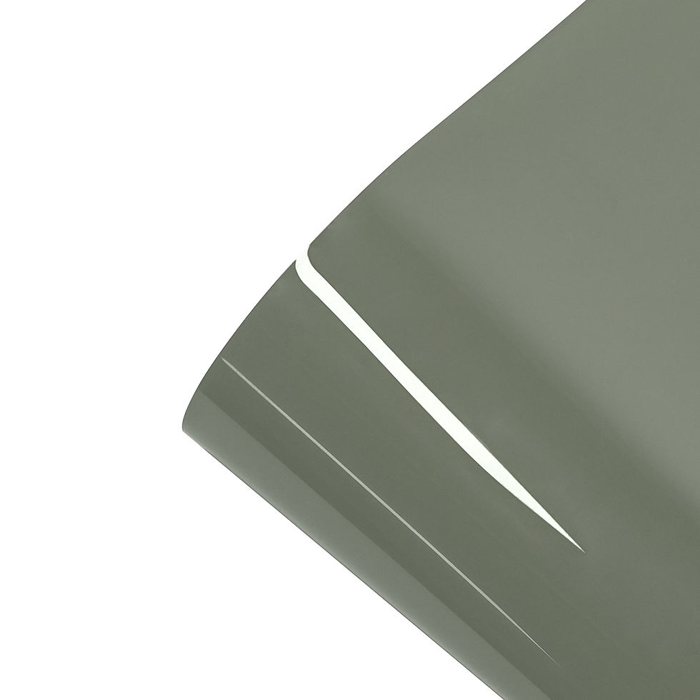 Thumbnail: High Brightness Khaki Green Car Vinyl PVC Wrapping Glossy Film Decal Auto Body S