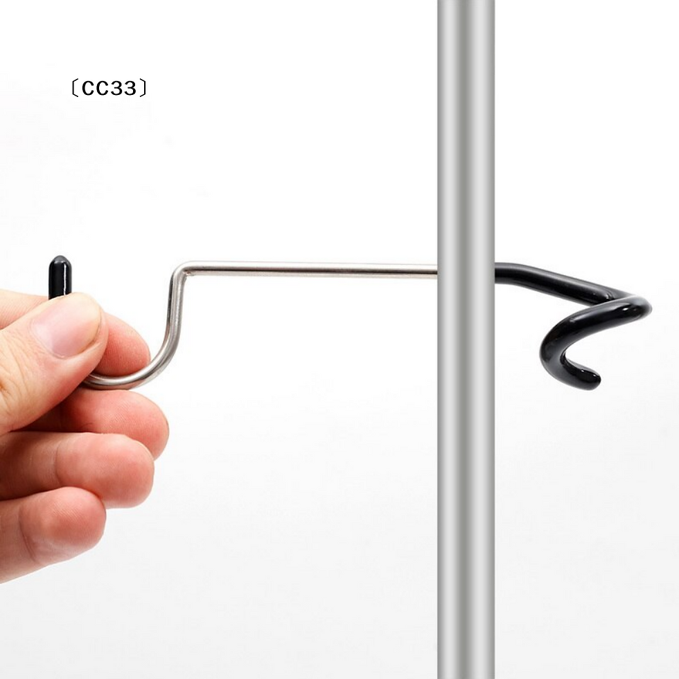 Thumbnail: Camping Light Pole Hook Stainless Steel Tent Pole Lamp Hook Multifunctional Outd