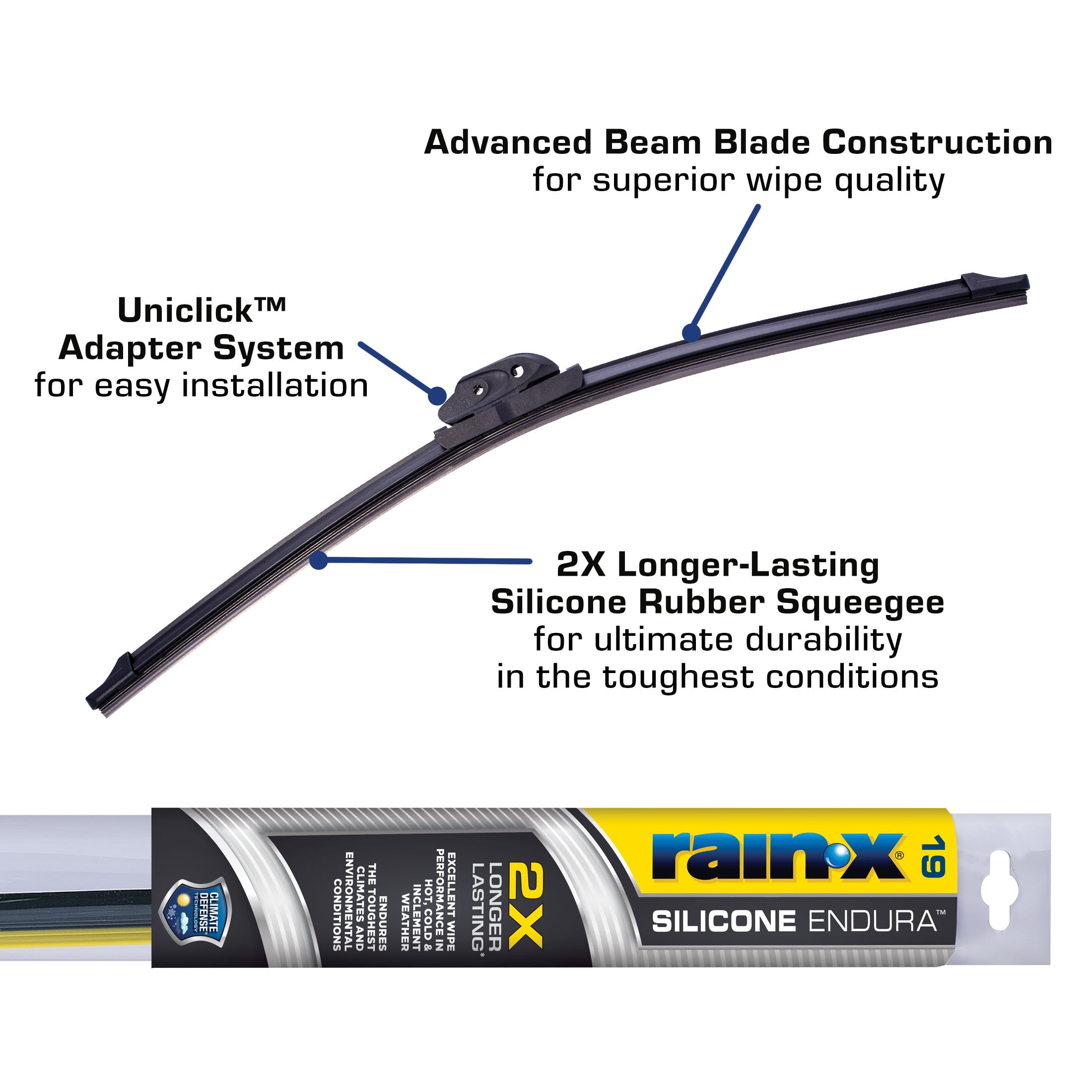 Rain-X Silicone Endura Premium All-Weather 19" Windshield Wiper Blade