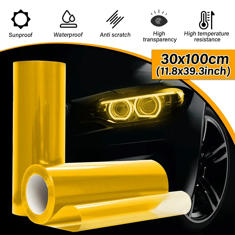 Thumbnail: Car Color-Changing Smoke Matt Rear Fog Sticker Headlight Taillight Tint Vinyl Fi