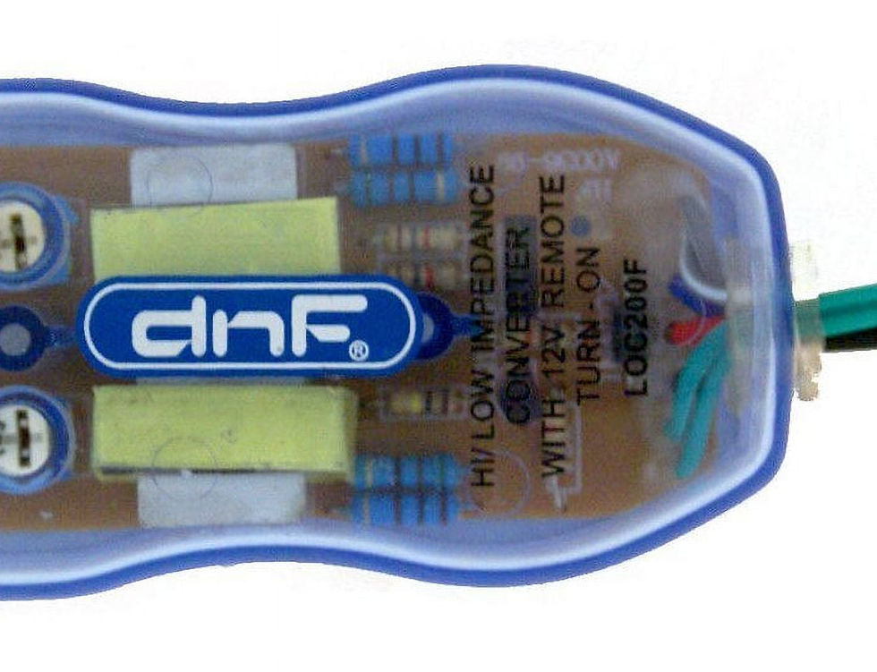 DNF Auto Car Audio Converter RCA Stereo High To Low Adjustable Frequency Li..