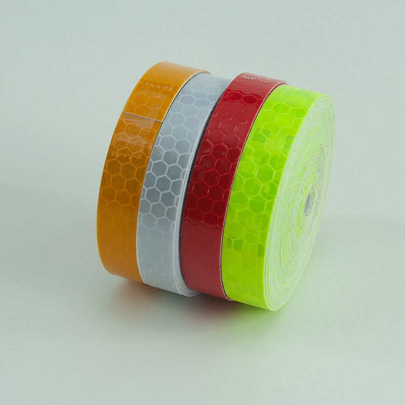 1cm * 2/3/8/10/20m Reflective Tapes Self-adhesive Warning Strips Night Safety St