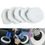 Thumbnail: 5 Pcs 5-6inch Polishing Bonnet Buffer Pads Set Soft Wool Pads For Boat Car Polis