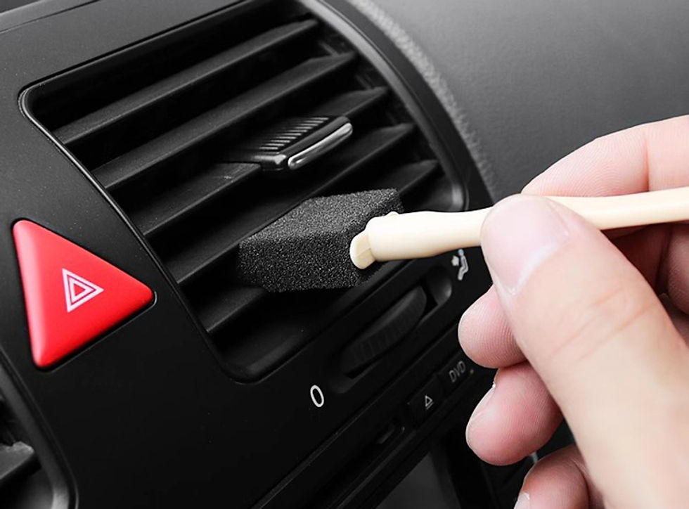 Thumbnail: Car Air Conditioner Vent Cleaner Cleaning Brush Detailing Scrub Brush Outlet Was