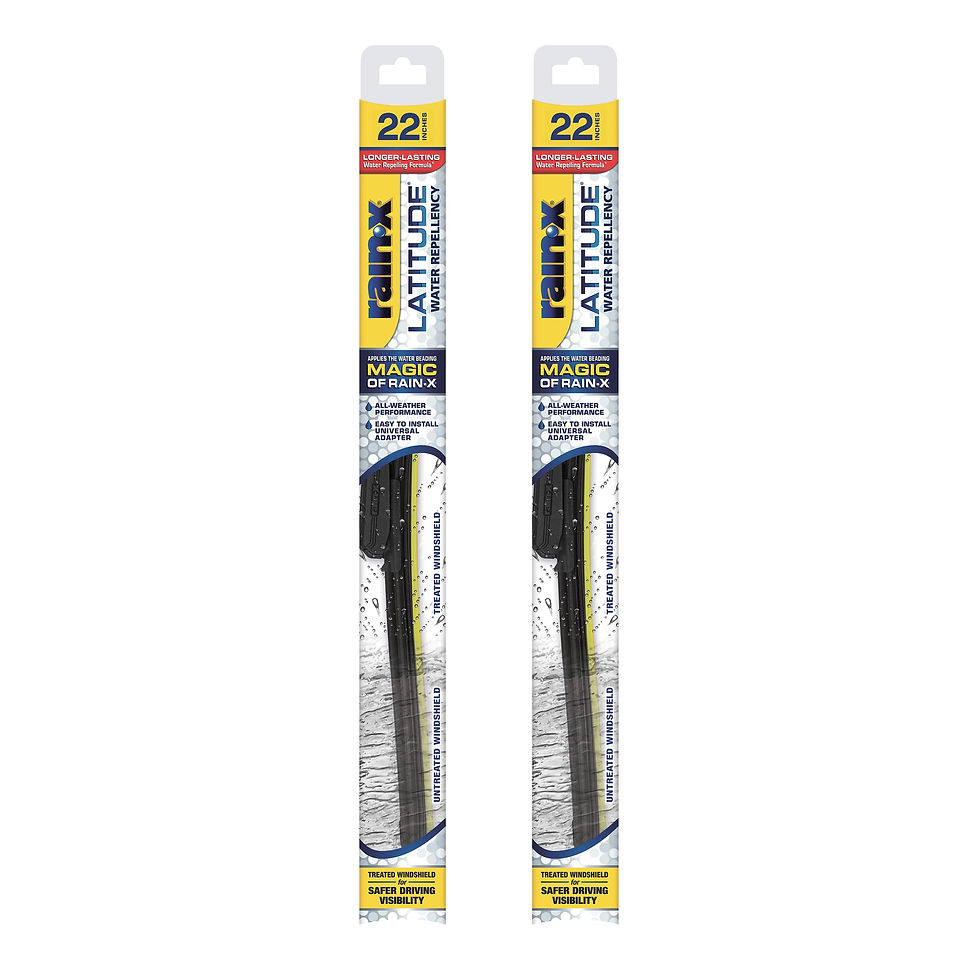 Rain-x Latitude Water Repellency Wiper Blade, 22" 2 Pack - 810165