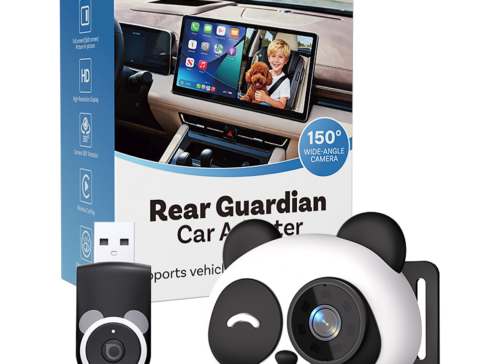 Thumbnail: Wireless CarPlay Baby Monitor Camera Adapter Rearview InCar Infant Pet Monitor W