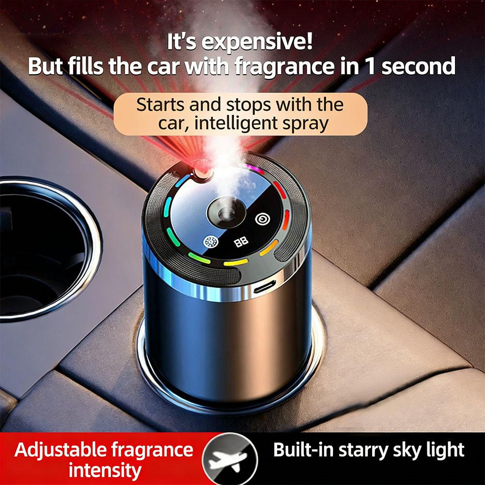 Car Electric Air Diffuser Aroma Car Air Vent Humidifier Mist Aromatherapy Removi