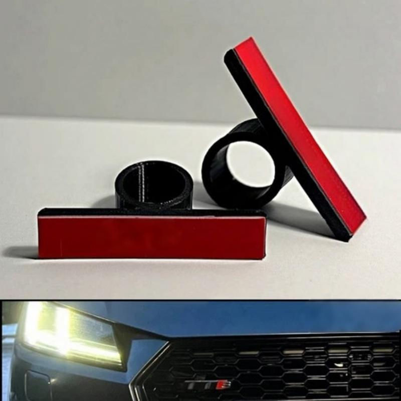 Thumbnail: Removable Car Number Plate Clips Holders For Audi Honeycomb Grills Car Exterior