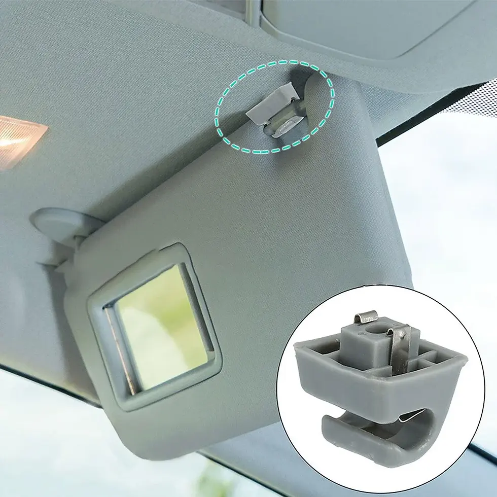 Thumbnail: 2Pcs Sun Visor Clips Holders Auto Interior Fastener For Vehicles W201 190 Class