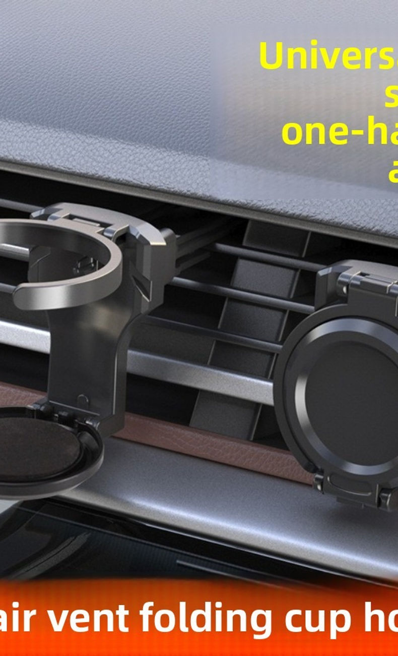 Car Vent Cup Holder Air Vent Cup Holder Car Water Bottle Holder Foldable Drink H