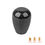 Thumbnail: JDM Style Universal Oval/Sphere Carbon Fiber Manual Gear Shift Knob With 3 Adapt