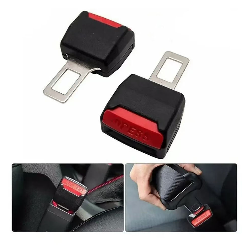 2PCS Car Seat Belt Clip Extension Plug Car Safety Seat Lock Buckle Seatbelt Clip