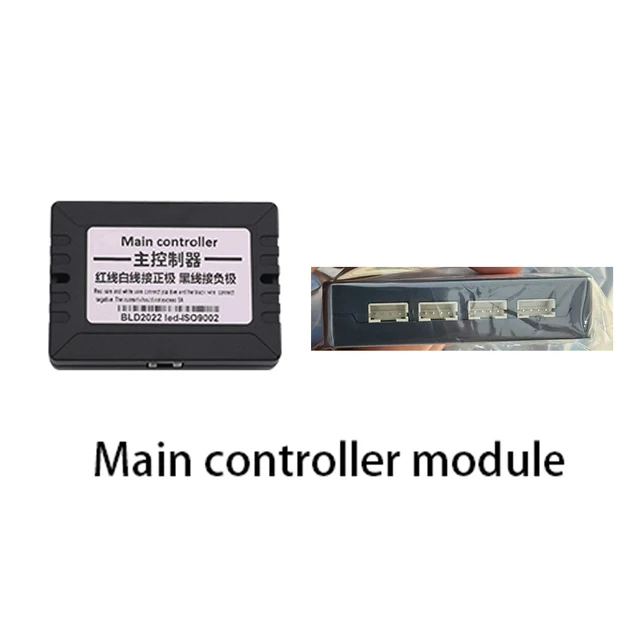 Thumbnail: LED Car Ambient Light RGB 64 Colors Parts Main Sub Controller 35/75/110cm Light