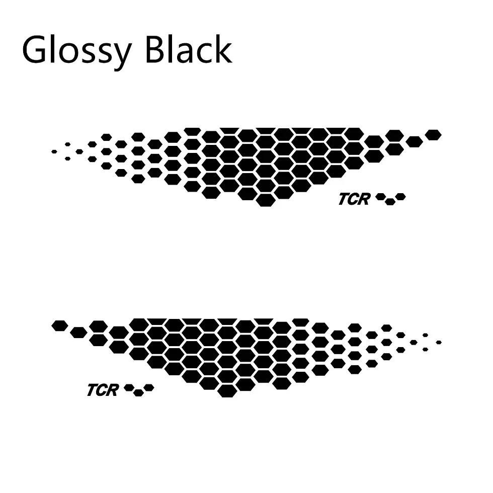 Thumbnail: 2PCS Car Door Side Stickers TCR Style Vinyl Decals For Volkswagen VW Golf 8 5 6