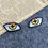 Thumbnail: Reflective Eyes Stickers Motorcycle Helmet Decoration Decal Scratches Obstructio