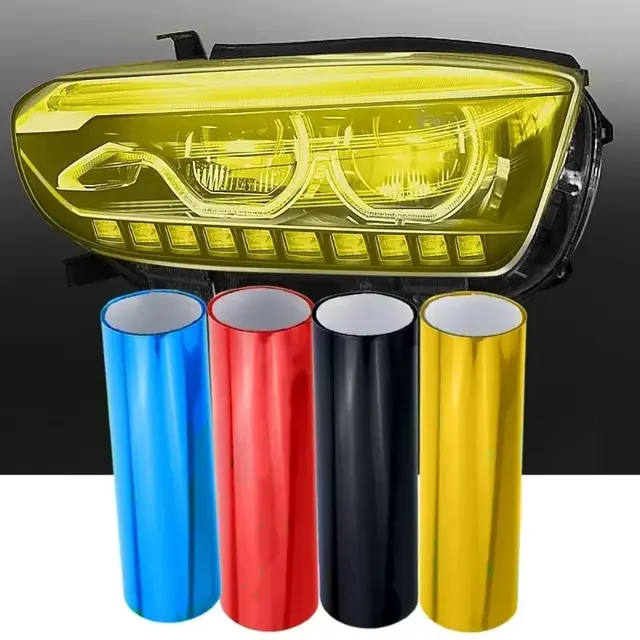 Thumbnail: 30x200cm Car Headlight Film Transpare Vinyl Self Adhesive Sticker for Car Smoke
