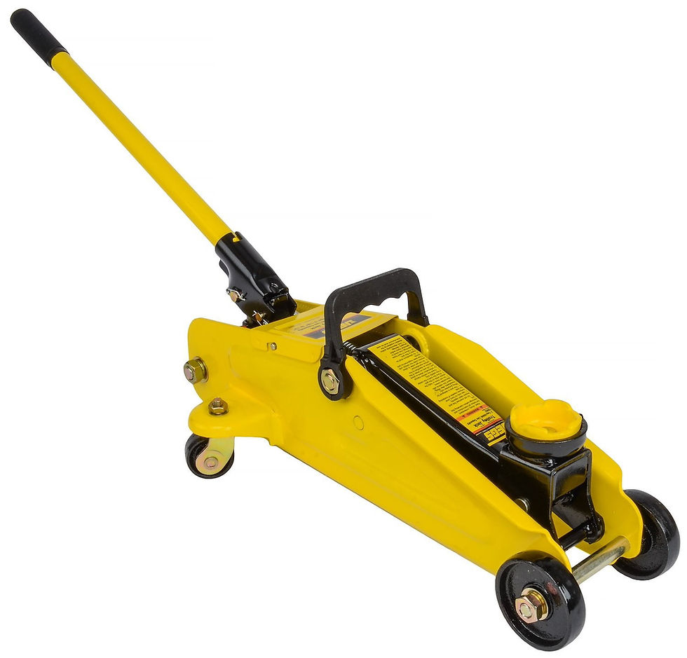 Thumbnail: JEGS 79002 Hydraulic Utility Floor Jack & Stands Heavy Gauge Steel Frames