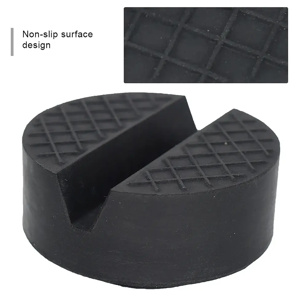 Thumbnail: Car Lift Jack Stand Rubber Pads V-groove Car Jack Rubber Pad Anti-slip Rail Prot