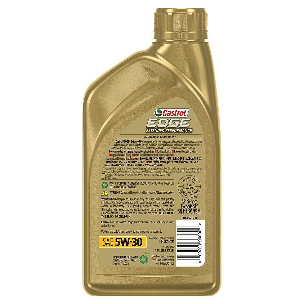 Thumbnail: Castrol Edge Extended Performance 5W-30 Advanced Full Synthetic Motor Oil, ..
