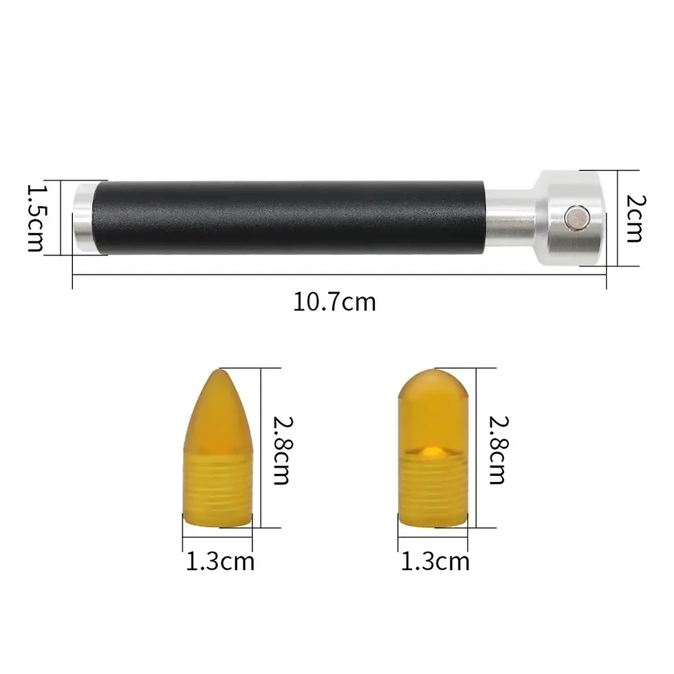 Thumbnail: Car Body Dent Tap Down Pen Paintless Knock Down Pen Heads Tip Ding Hammer Hail R