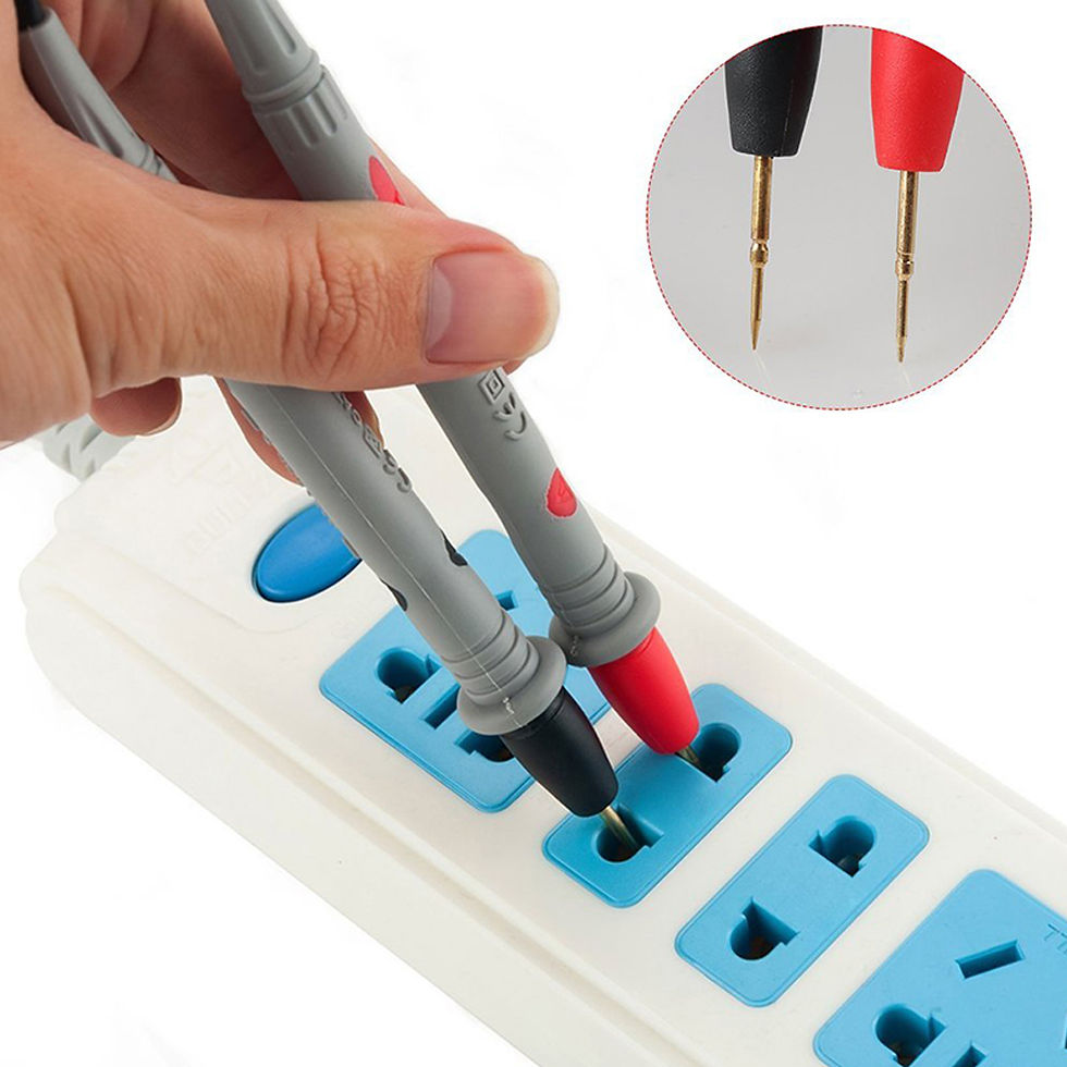 Thumbnail: 1 Pair Universal Probe Test Leads Pin for Digital Multimeter Needle Tip Meter Mu