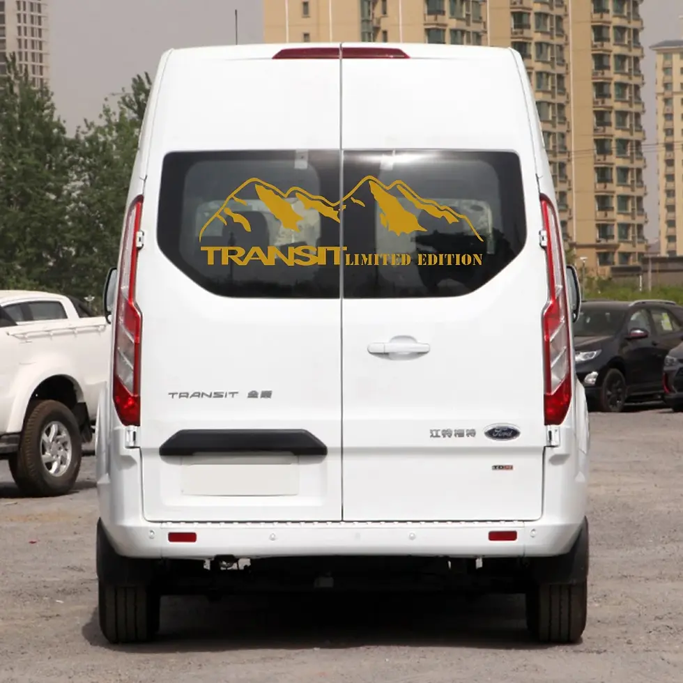 Thumbnail: Car Body Side Stickers For Ford Transit Custom MK6 MK7 MK8 Camper Van Graphics M
