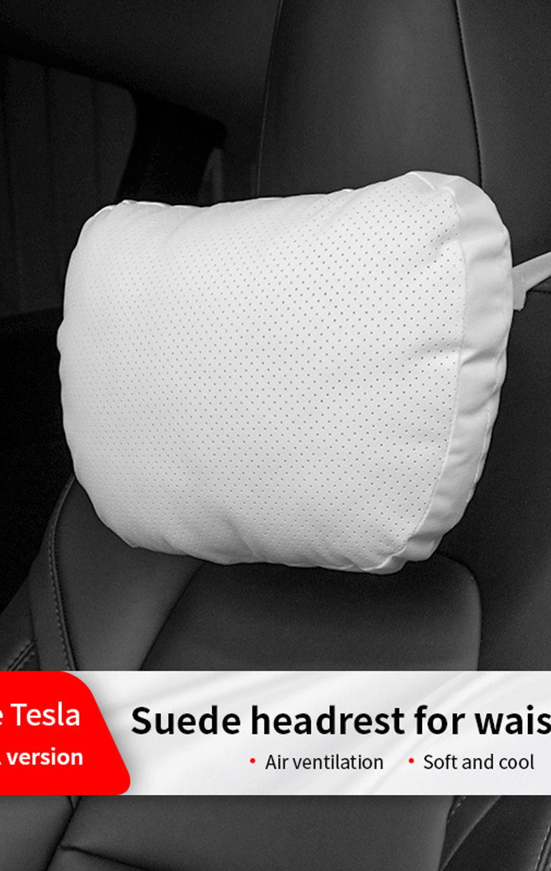 Car Headrest Neck Pillow Auto Car Neck Cushion Memory Foam black Breathable Head